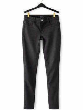 White House Black Market Black Skinny Jeans S Mid Rise Stretch Slim